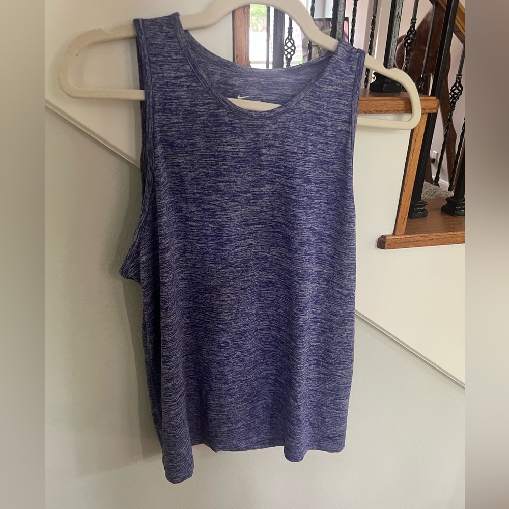 Nike Purple Dri-fit Sleeveless Top